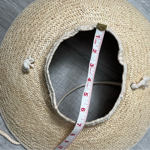 LACK OF COLOR Australia Natural Straw Woven Visor Hat